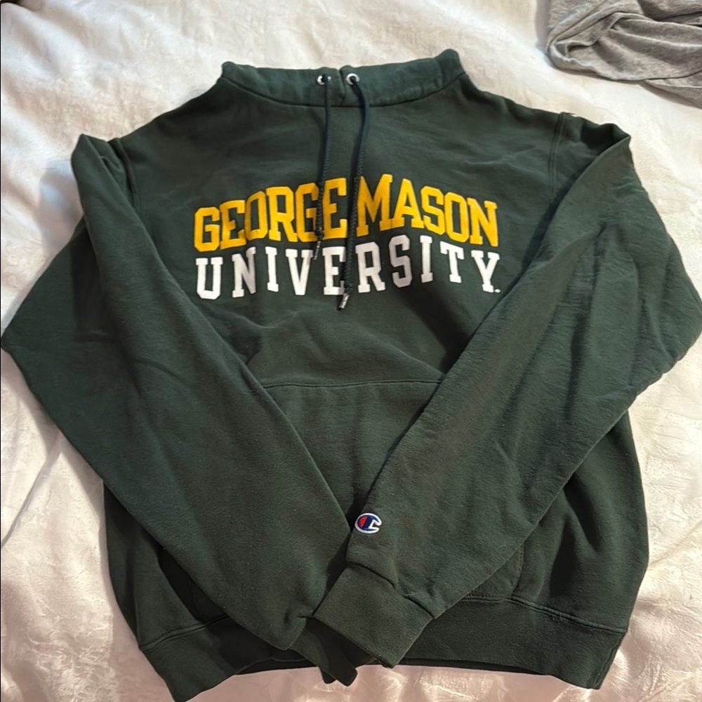 Champion George Mason University Hoodie in Green